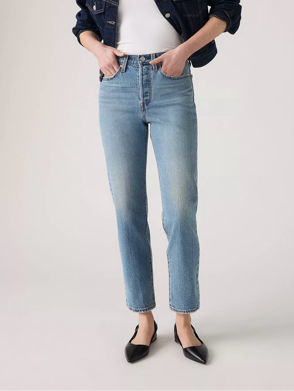 Levi’s Wedgie Hi-rise Straight leg Jeans